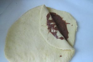 Cozonac floare cu nutella