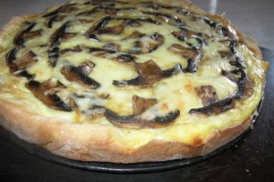 Tarta sarata cu ciuperci
