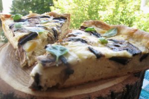 Tarta sarata cu ciuperci