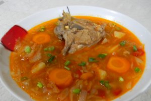 Ciorba de ied cu varza si cartofi -la multicooker 