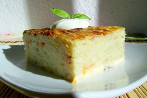 Tarta cu dovlecei si branza