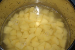 Salata din piept de pui cu cartofi si maioneza
