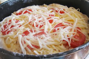 Tarta cu bacon si porumb