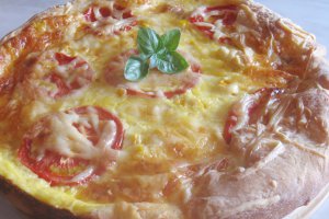 Tarta cu bacon si porumb
