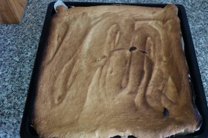 Rotite cu nuca de cocos si glazura de ciocolata