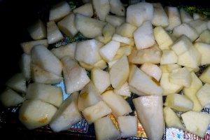 Ștrudel "cosiță" cu mere si pere