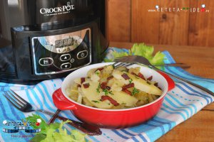 Salata Germana de Cartofi cu Bacon la slow cooker Crock-Pot 4,7 L