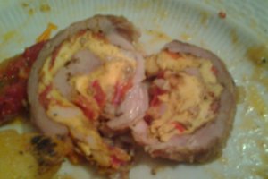 Rulada din carne de porc cu omleta