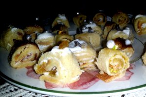 Tartine dulci  rulate