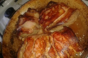Carne de vita in bacon