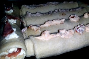 Tartine "Antipasti" rulate
