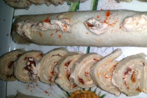 Tartine "Antipasti" rulate