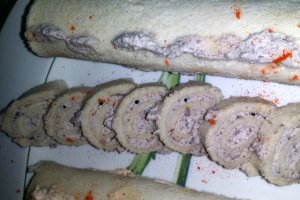 Tartine "Antipasti" rulate