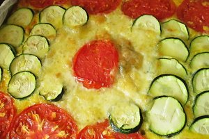 Omleta cu legume la cuptor