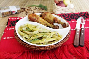 Fasole verde cu usturoi