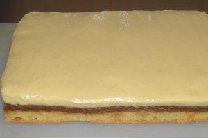 Desert prajitura rasturnata cu mere si budinca