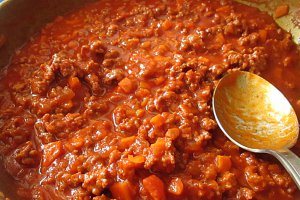 Lasagna cu carne si mozzarella