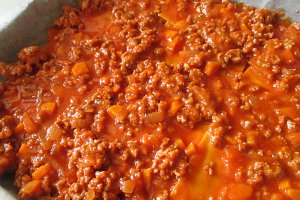 Lasagna cu carne si mozzarella