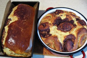 Cozonac cu zahar caramelizat