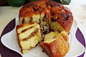 Cozonac cu zahar caramelizat