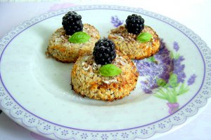 Fursecuri vegane de cocos cu banane