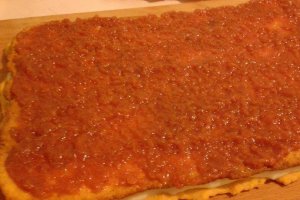 Prajitura cu foi cu bulion si crema de lime