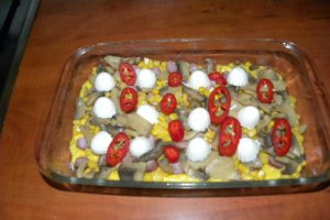 Tartă cu brânză și legume