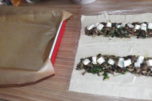 Placinte sarate cu ciuperci brune