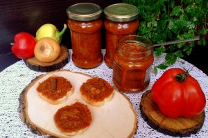 Zacusca de vinete cu ciuperci