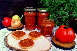 Zacusca de vinete cu ciuperci