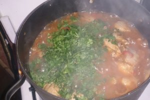 Tocanita cu carne de curcan si multe legume
