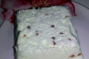 Prajitura Mille- feuille cu înghețată si gavottes