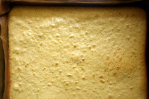 Prajitura turnata cu mere si biscuiti