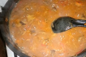 Papricas de vita in crusta de piure de cartofi