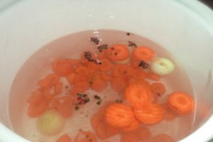 Supa de galuste cu chimen si turmeric