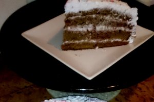 Tort cu crema mascarpone, visine si lime
