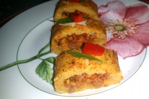 Rulada de cartofi cu carne