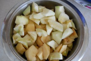 Prajitura cu mere si gutui