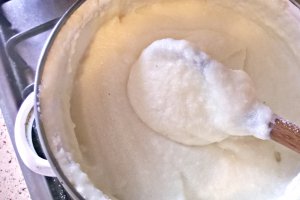 Gris cu lapte si dulceata
