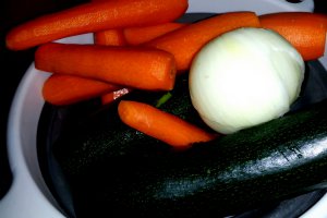 Gratin de couscous cu morcov si dovlecel