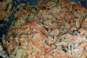 Gratin de couscous cu morcov si dovlecel