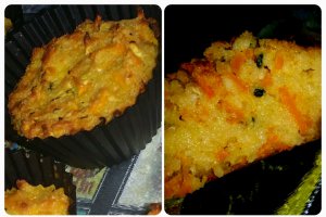 Gratin de couscous cu morcov si dovlecel