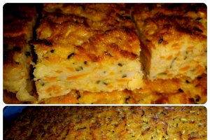 Gratin de couscous cu morcov si dovlecel