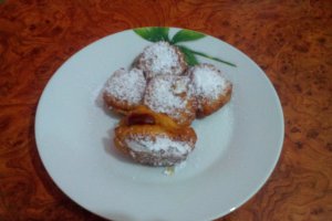 Bulete cu ricotta si vanilie