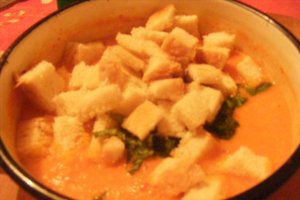 Pappa al pomodoro ( supa de rosii cu paine)