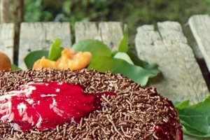 Tort cu crema mascarpone si gem de caise - Reteta cu numarul 500