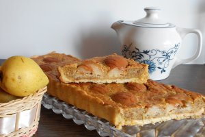 Tarta frangipane cu pere