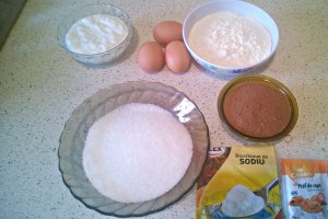 Prajitura cu zmeura si ciocolata