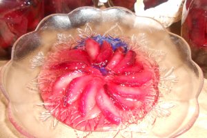Dulceata de piersici rosii