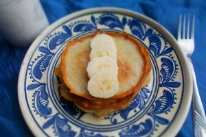 Pancakes cu banane